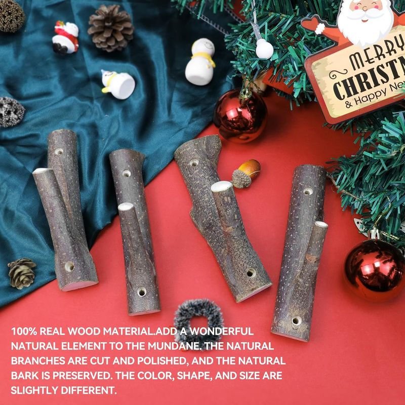 Real Wood Tree Branch Wall Hook