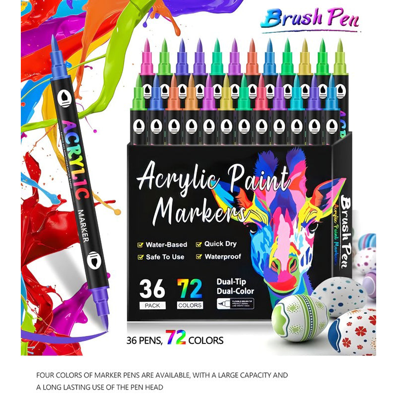 Double-Headed Acrylic Paint Pen