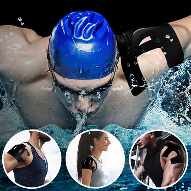 Kinesiology patch for shoulder pain relief