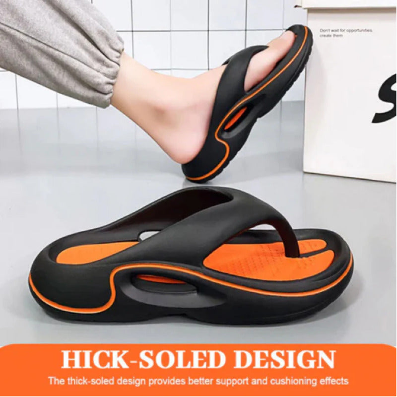 Comfortable Summer Flip Flops with Thick Soles