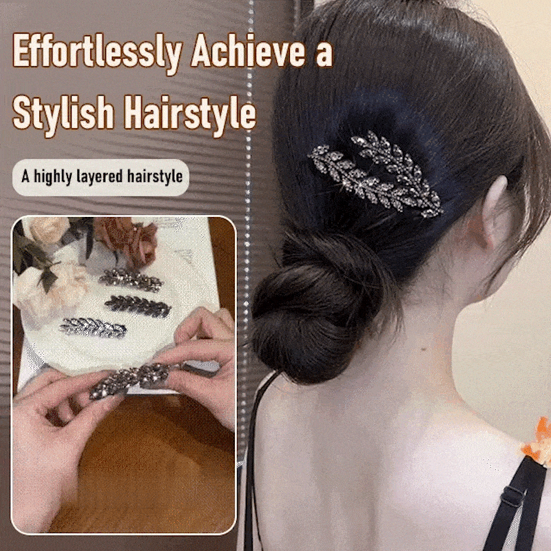 Shiny Wheat Ear Country Style Duckbill Clip