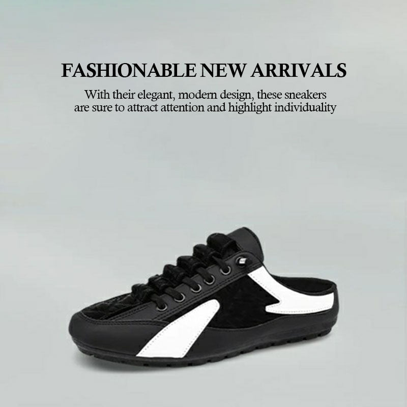 Men's open instep sneakers