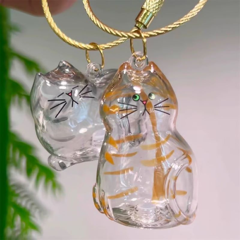 😽Cute cat fur souvenir pendant🎁