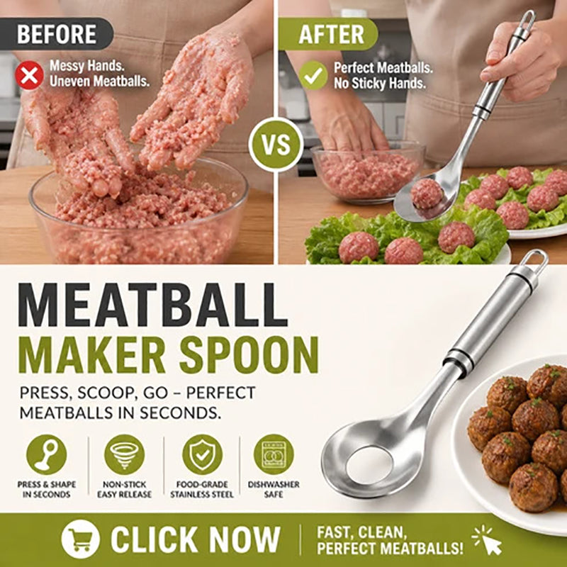 Meatball Squeezer Special Spoon-BUY 1 GET 1 FREE (2 PCS)