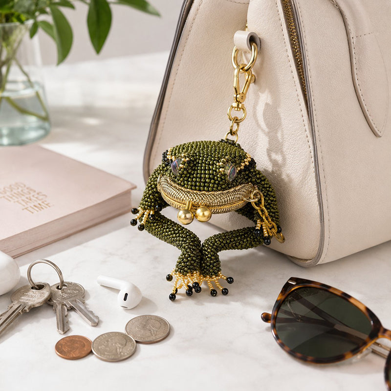 Cute frog coin purse