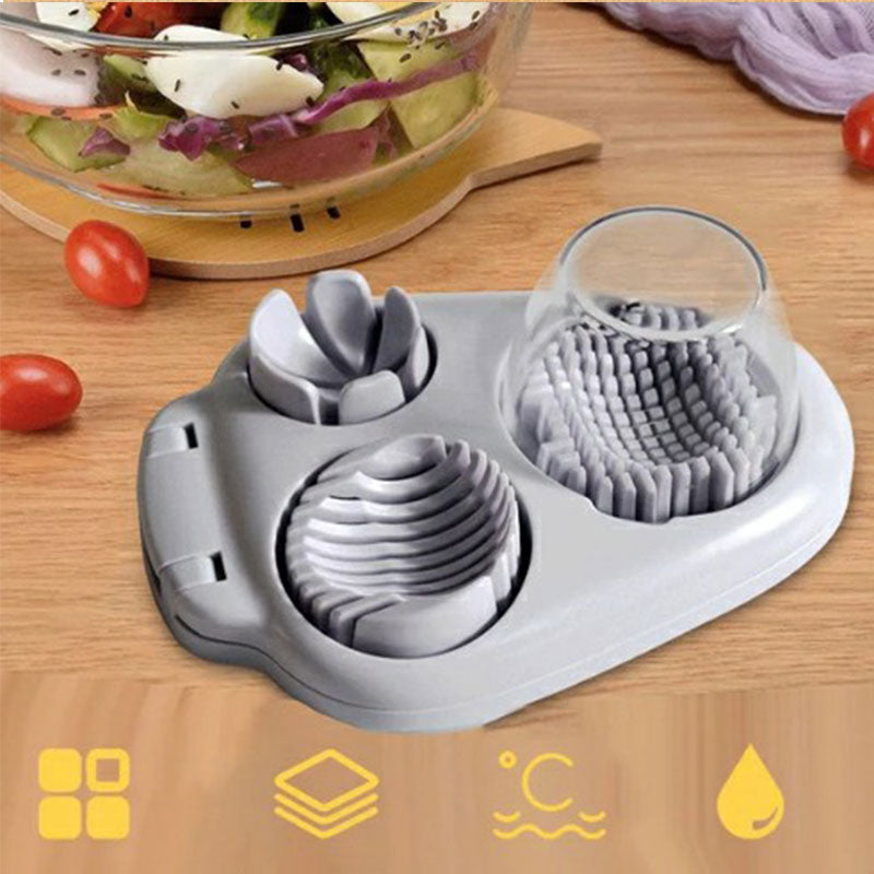 3 in 1 Multifunctional Egg Slicer