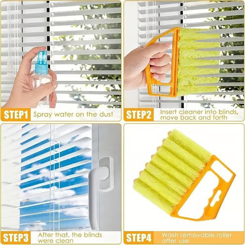 Multi-purpose cleaning brush - suitable for blinds and tracks