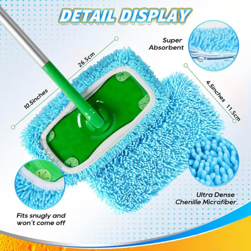 Reusable mop pad
