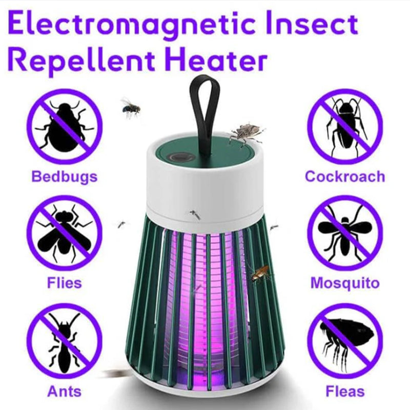 Portable USB electric mosquito killer lamp
