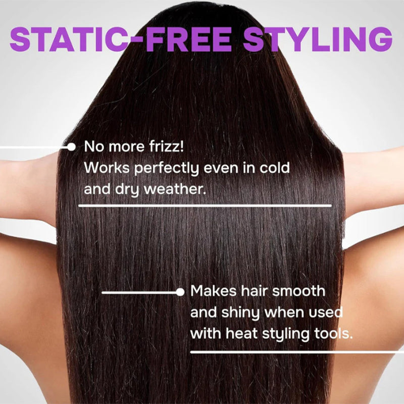 Hair straightening comb