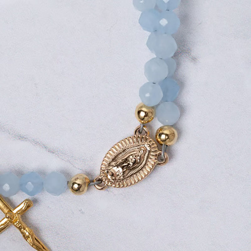 Handmade rosary bracelet