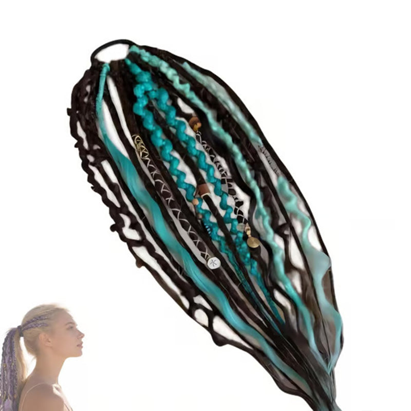 Elastic ponytail dreadlocks