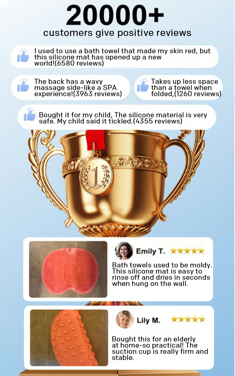 Shower Foot & Back Scrubber Massage Pad