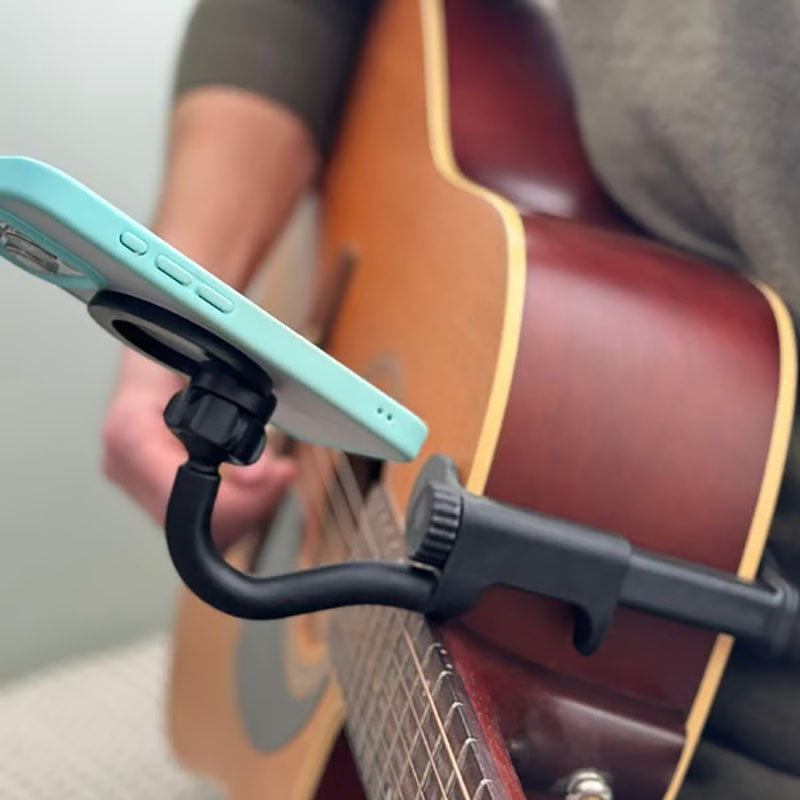 Magnetic phone stand (for guitar or ukulele)