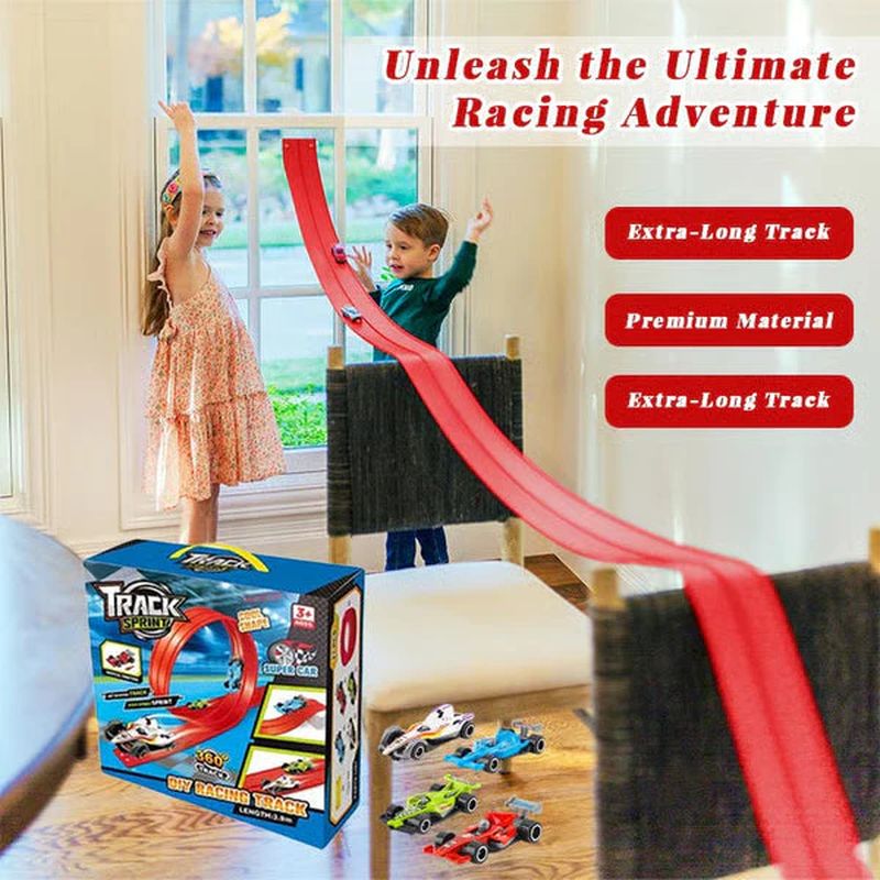 DIY Flexible Race Track Toy Set