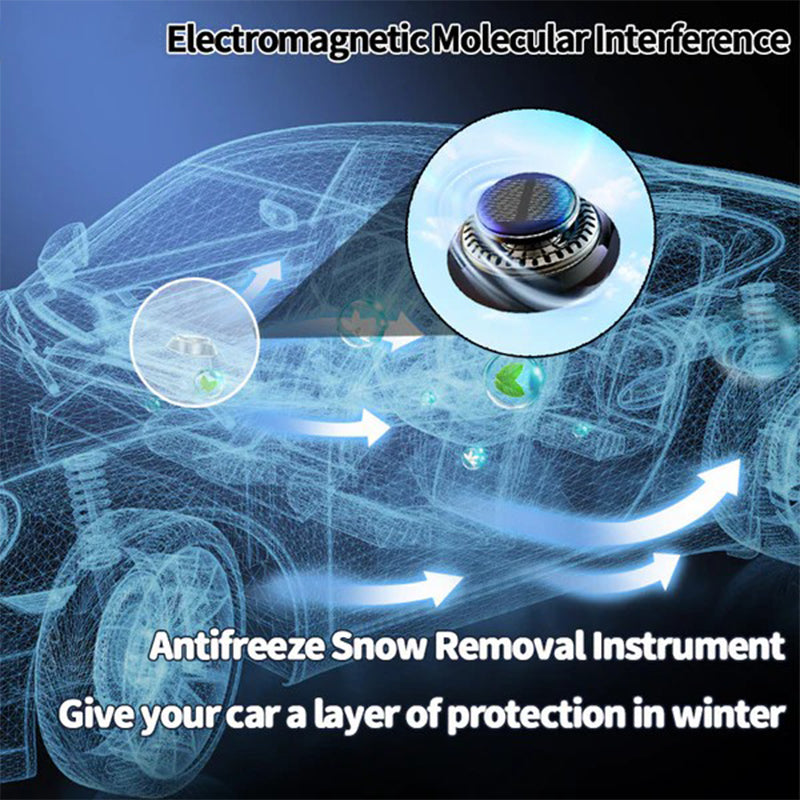 Electromagnetic Molecular Interference (EMI) Snow Removal Instruments with Antifreeze