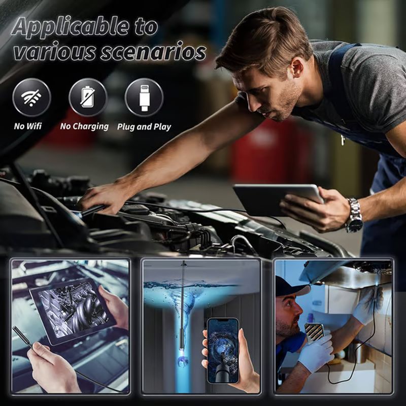 🔎 Plug and play endoscope camera