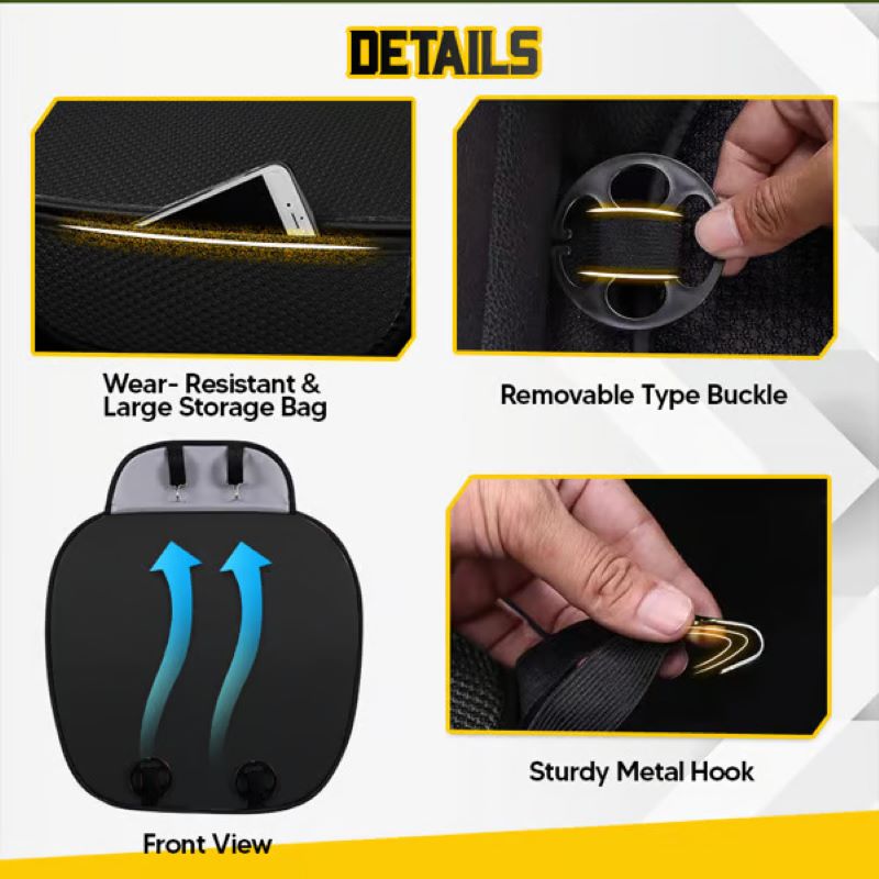 Breathable non-slip viscose filament car seat cover!