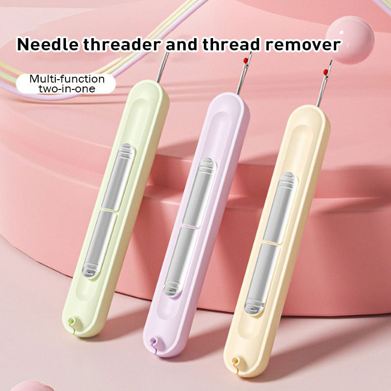 2-in-1 Needle Threader and Seam Winder Tool