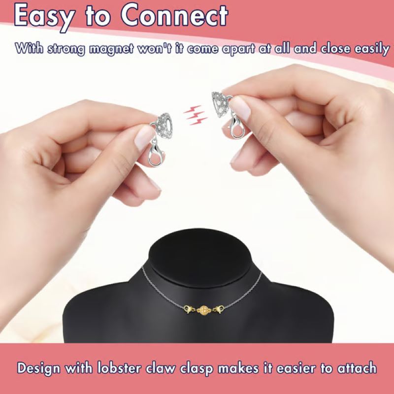 🔥🔥 Magnetic Necklace Clasps and Closures