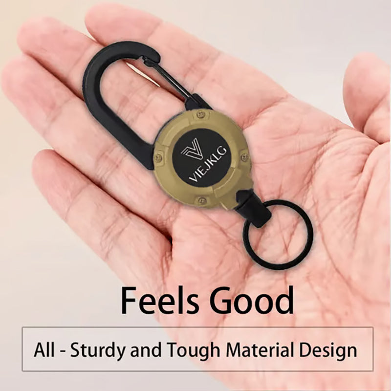 Outdoor tactical easy-pull buckle telescopic buckle