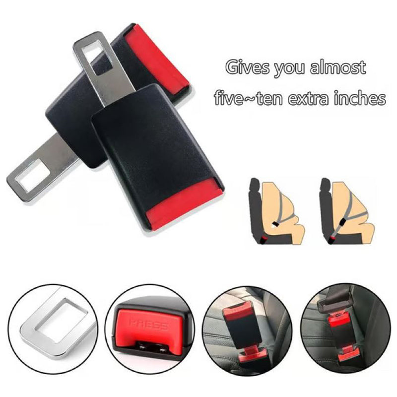 Car seat belt buckle extender