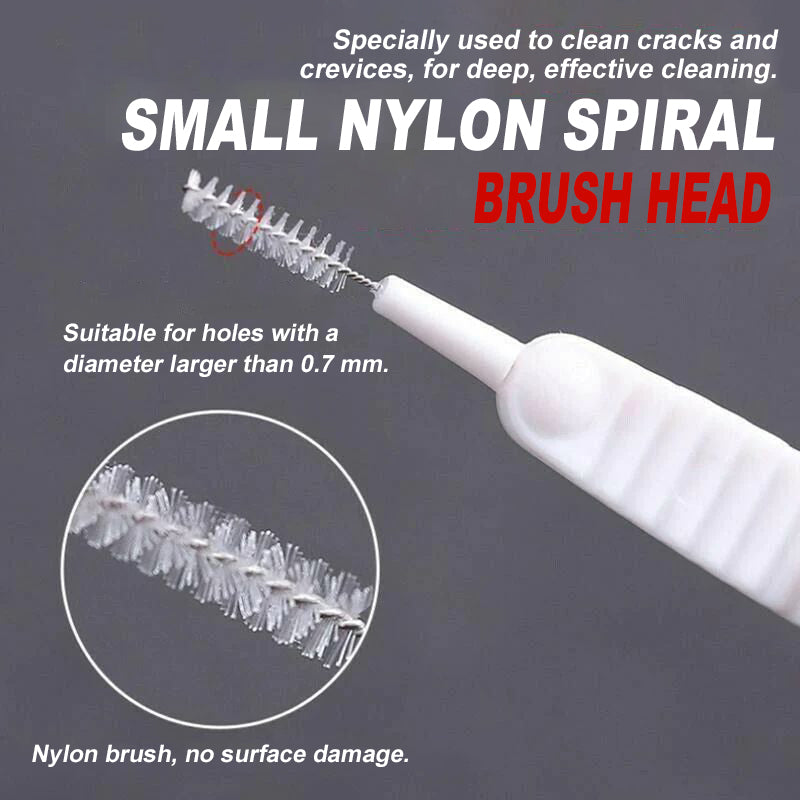 Crevice cleaning brush