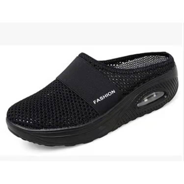 Orthopedic diabetic walking shoes with air cushion and anti-slip function