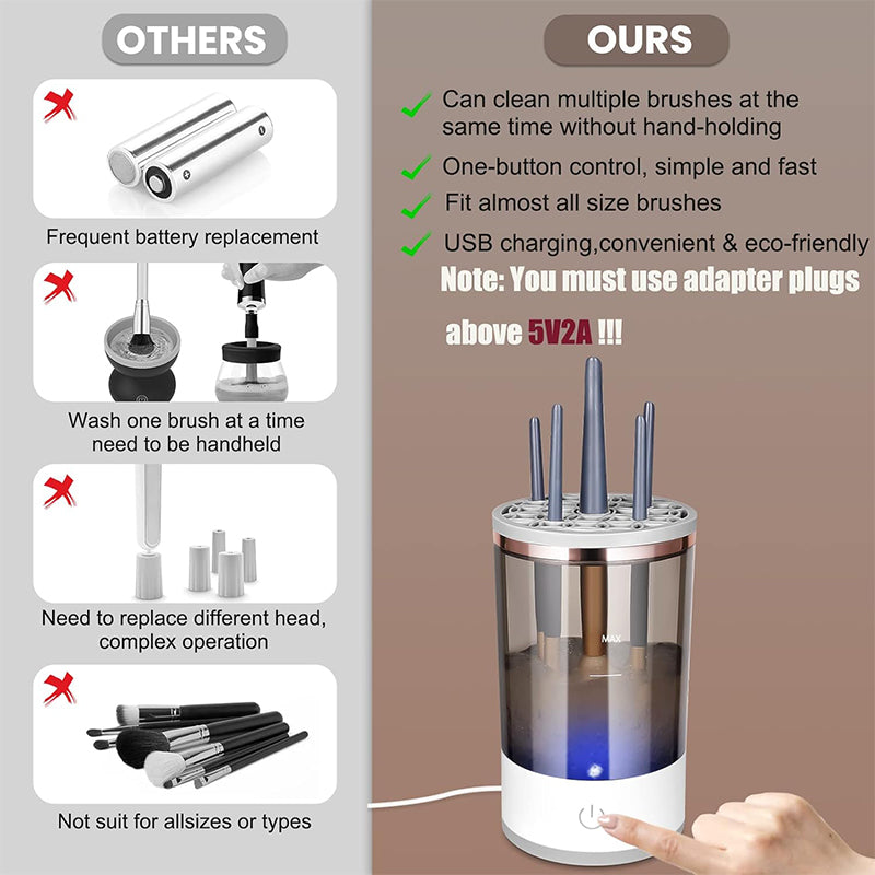 Electric Makeup Brush Cleaner Machine