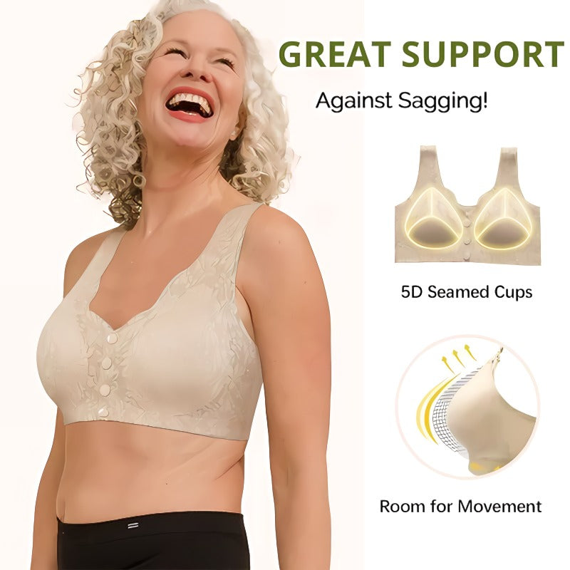 Comfortable & Convenient Front Button Bra