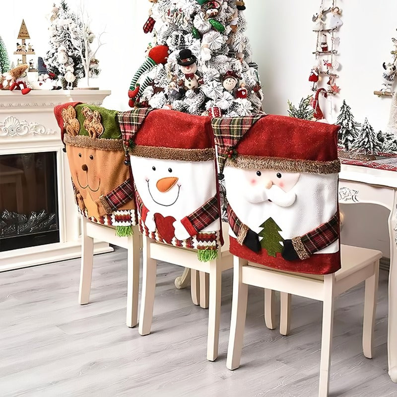 💥Cute Christmas themed chair covers🎄