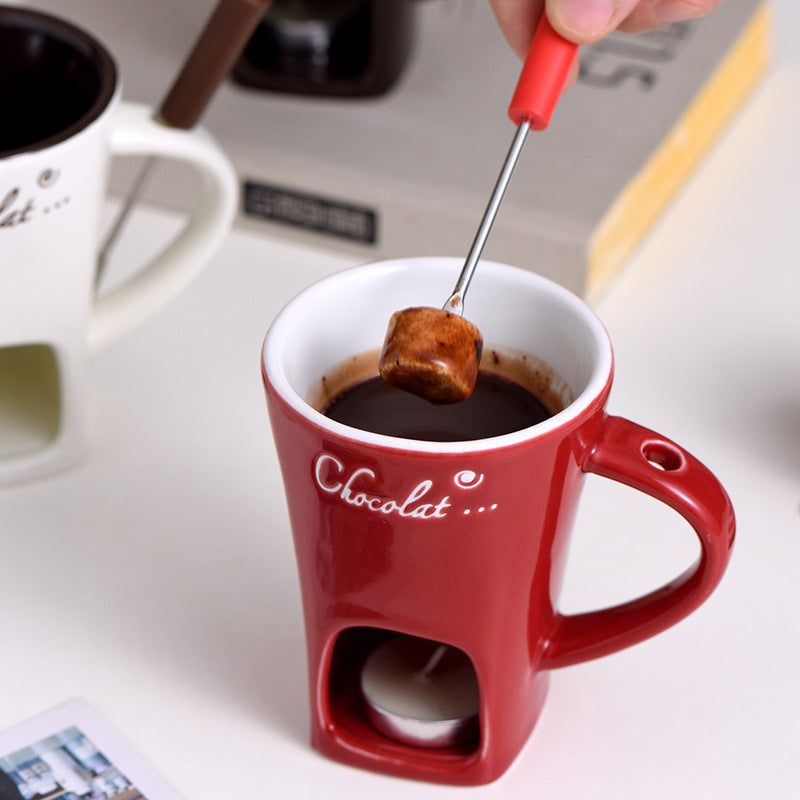 Multipurpose cup for heating and melting chocolate