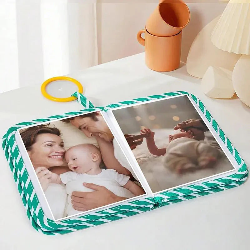 Fabric baby photo album