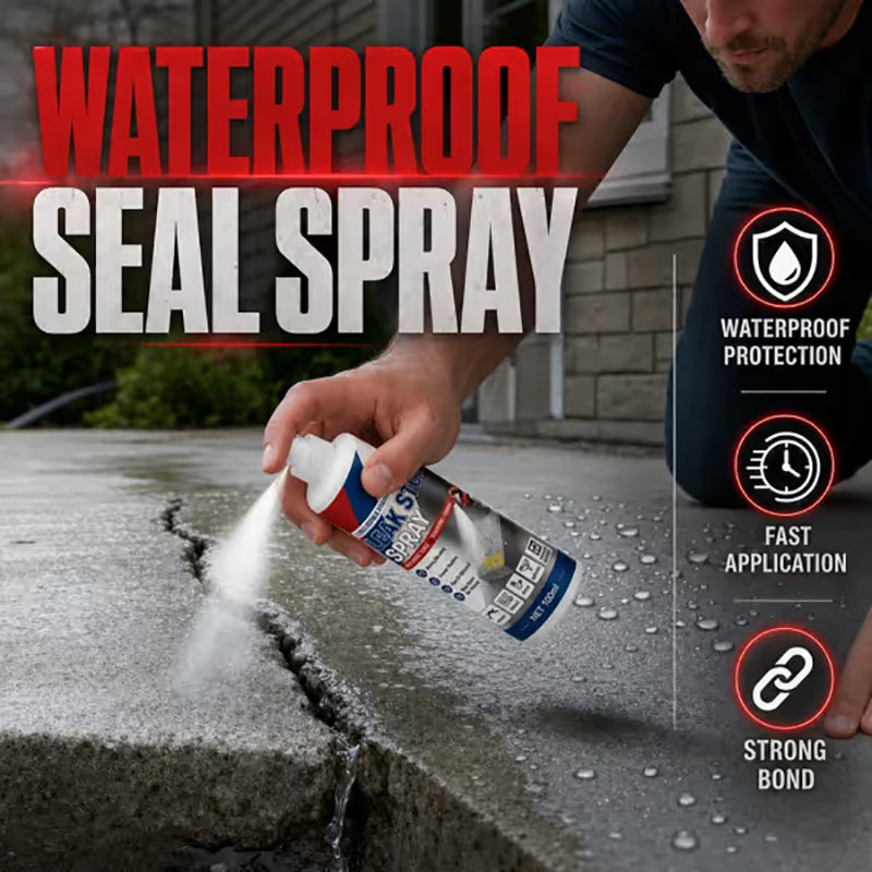Waterproof leak repair and sealant spray