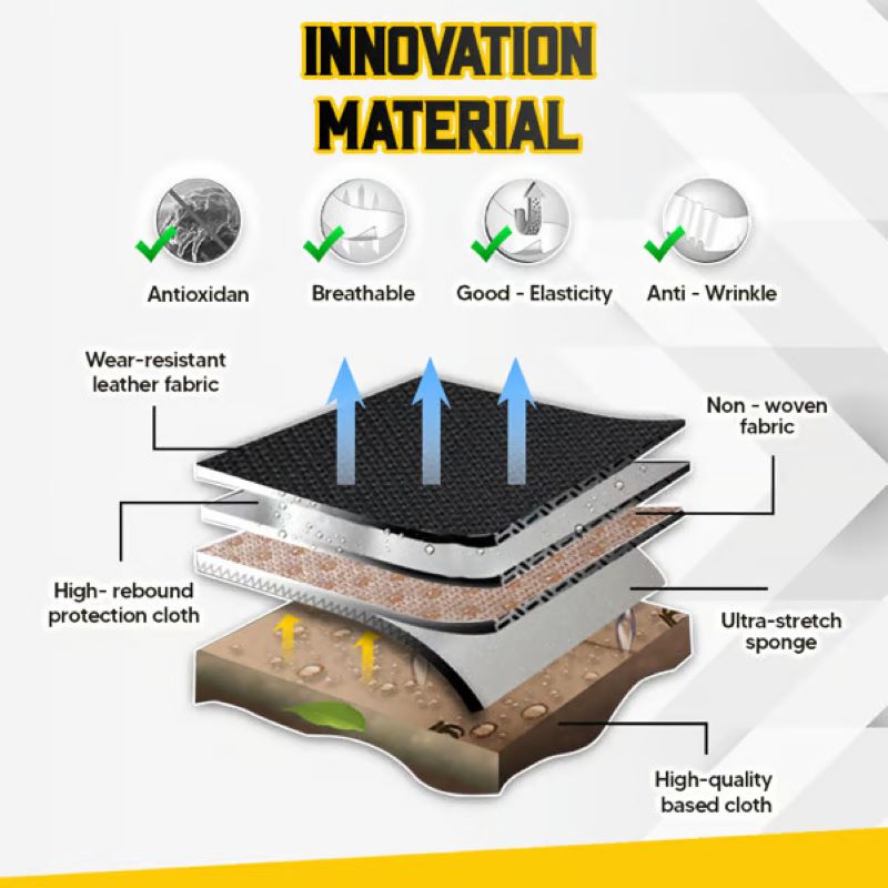 Breathable non-slip viscose filament car seat cover!