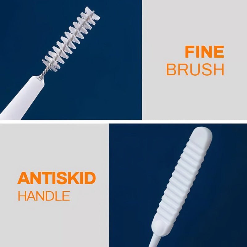 Crevice cleaning brush