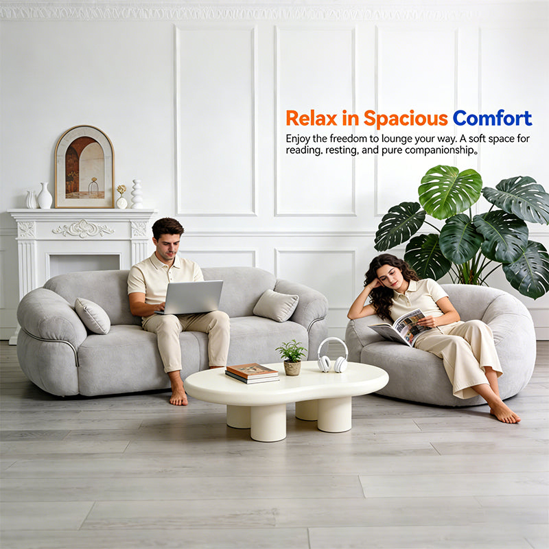 Comfortable plush pet sofa