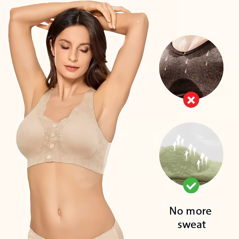 Comfortable & Convenient Front Button Bra