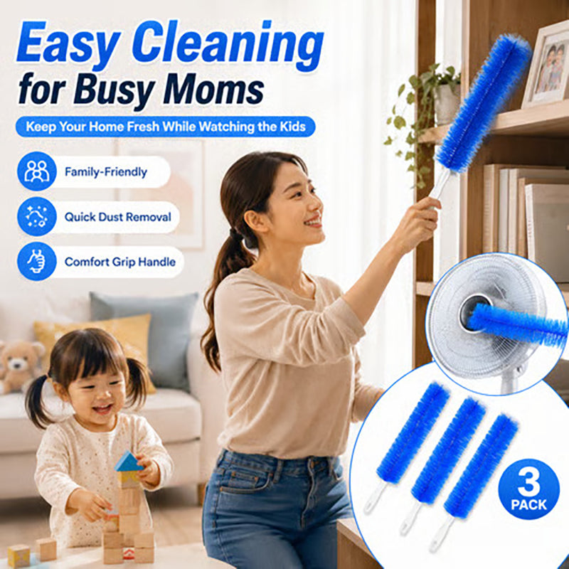 Reusable flexible microfiber duster