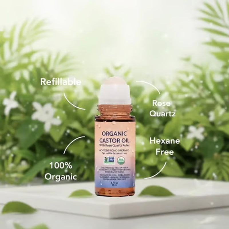 100% Organic Castor Oil Rollerball
