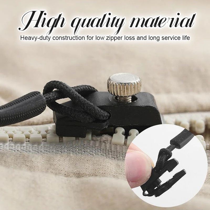 Adjustable Zip Puller Removable zipper puller (pack of 6)