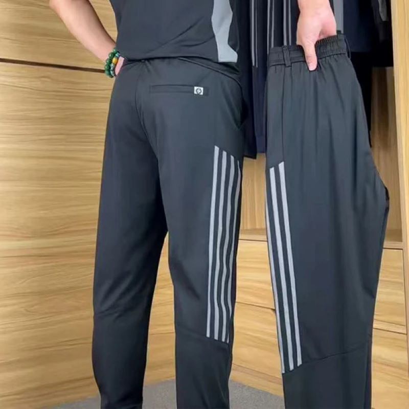 Men's casual sports two-piece short-sleeved trousers