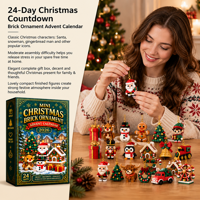 Christmas Building Block Decoration Toy