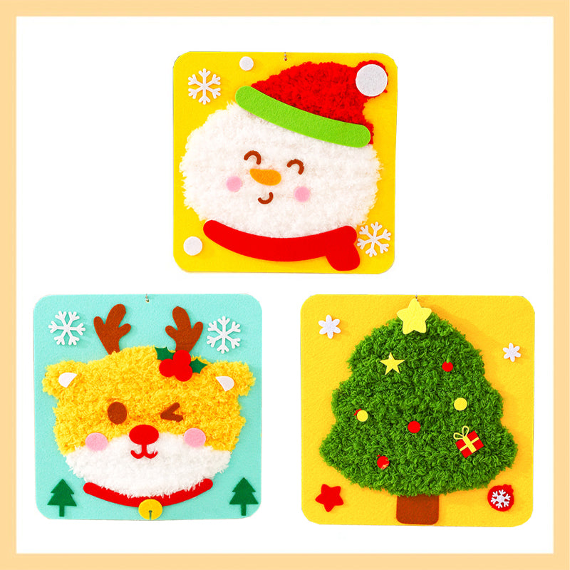 Christmas DIY Embroidery Doll Set