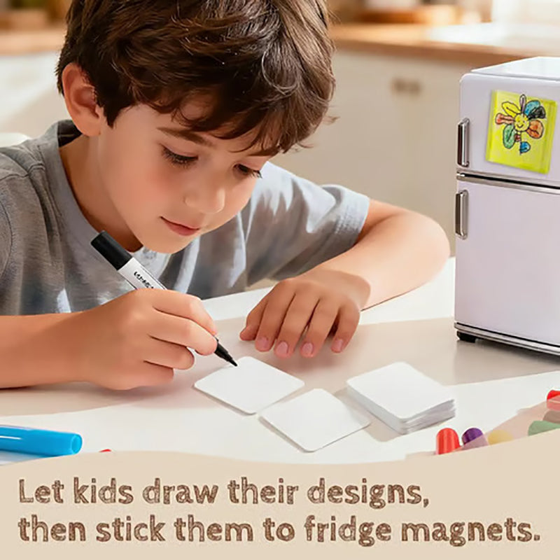 DIY Transparent Acrylic Refrigerator Magnets
