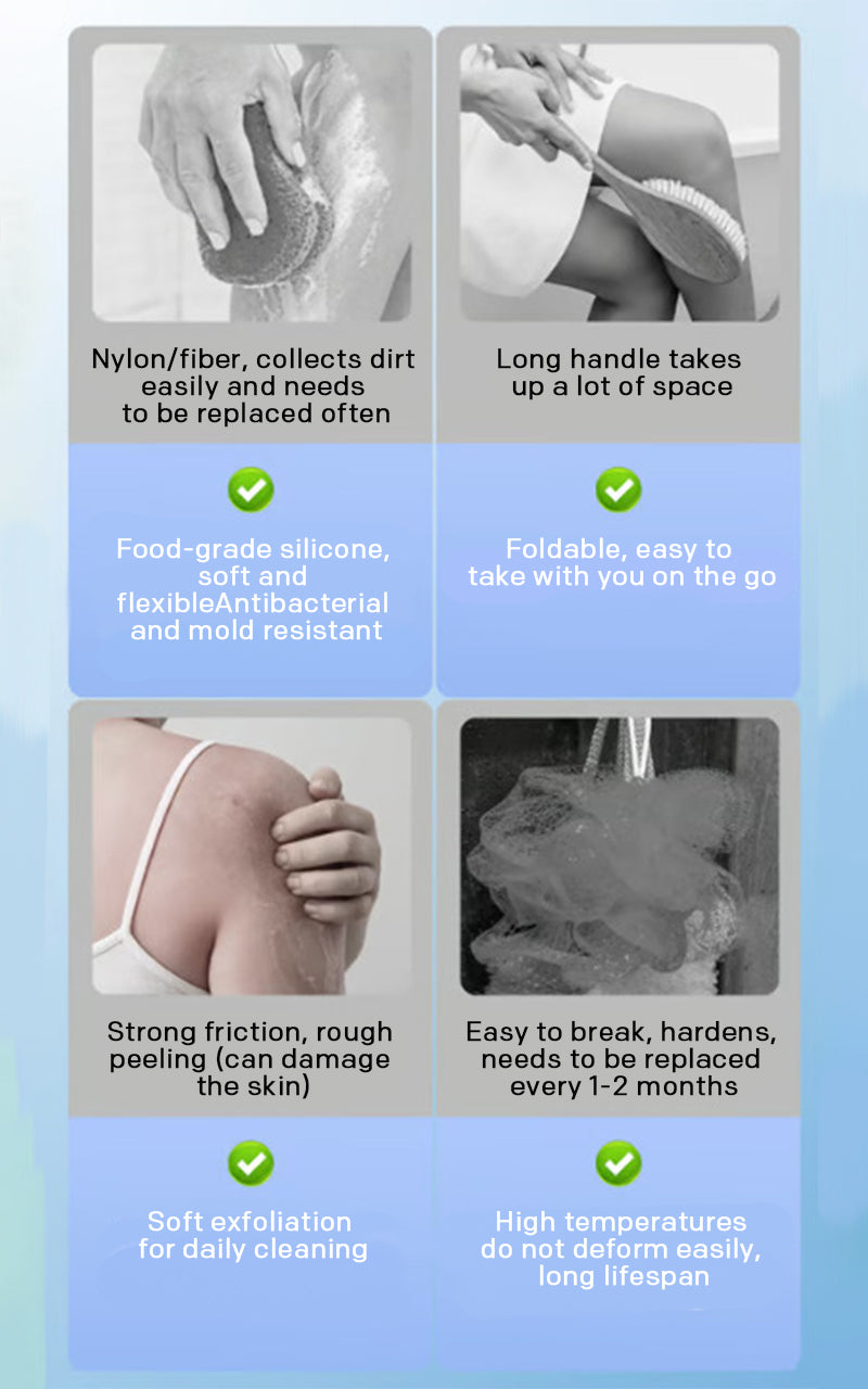 Shower Foot & Back Scrubber Massage Pad