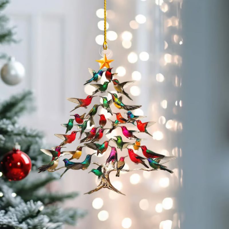 🔥🐦🎄Hummingbird Christmas Decoration✨