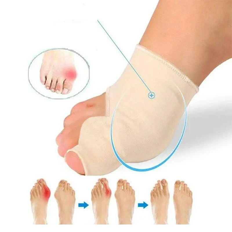 Protective toe corrector - soft and comfortable * 1 pair (left foot + right foot)