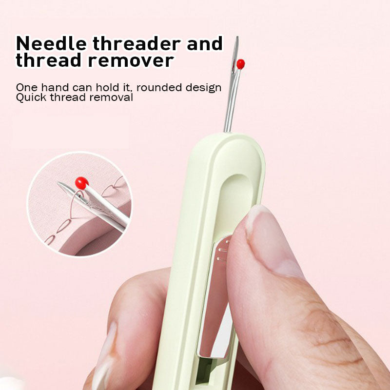 2-in-1 Needle Threader and Seam Winder Tool