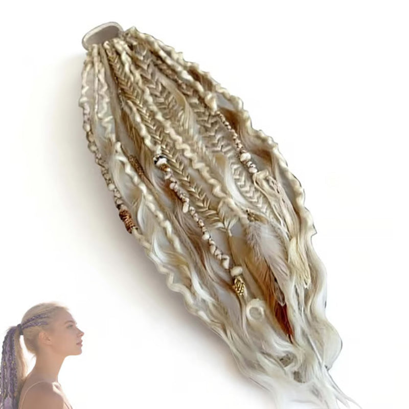 Elastic ponytail dreadlocks